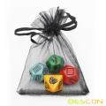 Bescon&#39;s Dungeon and Wilderness Terrain, Dungeon Feature und Treasure Typ Dice Set, 4 -teilige proprietäre polyedrische RPG -Würfel -Set